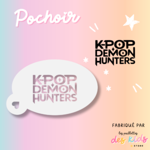 Pochoir mylar lavable - Kpop Demon Hunters