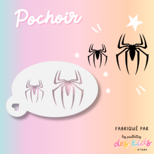 Pochoir mylar lavable - Spiderman 2