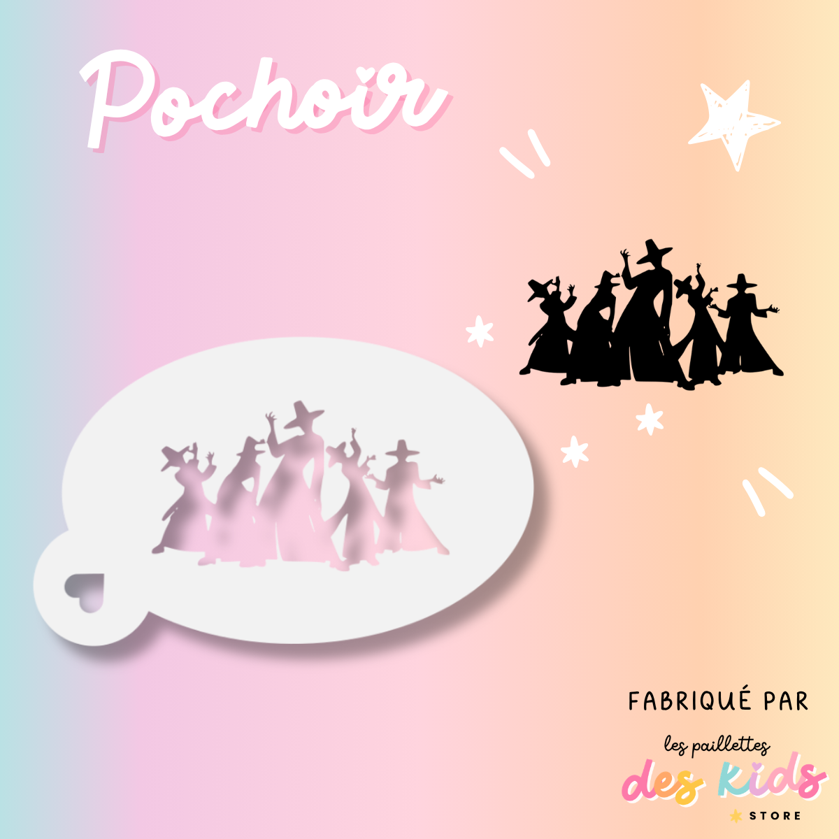 Pochoir mylar lavable - Saja Boys - Kpop Demon Hunters