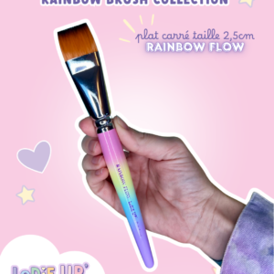 Pinceau Rainbow Flow - Pinceau plat Lodie Up'