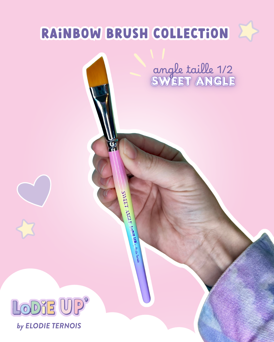 Pinceau biseauté face painting Lodie Up Sweet Angle