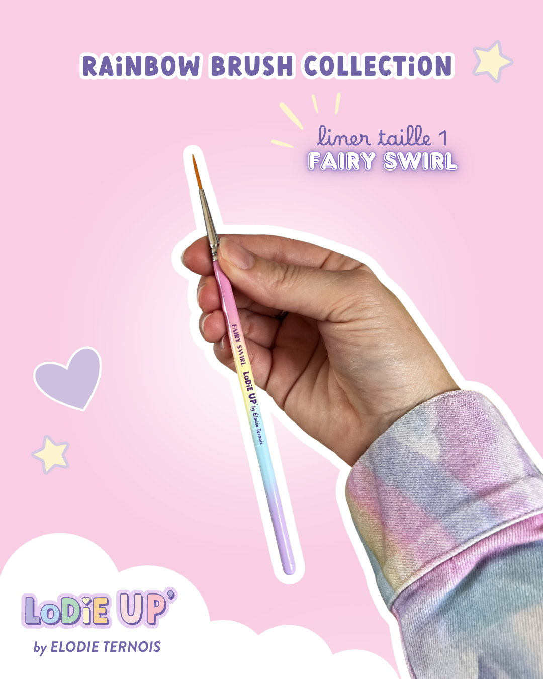 Pinceau Fairy swirl Lodie Up' - liner taille 1
