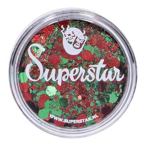Paillettes crunchy en crème Red & Green