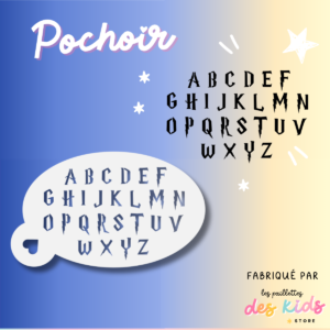 Pochoir mylar lavable - Harry Potter - Alphabet