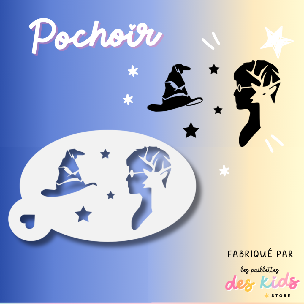 Pochoir mylar lavable - Harry Potter - Choixpeau et Patronum