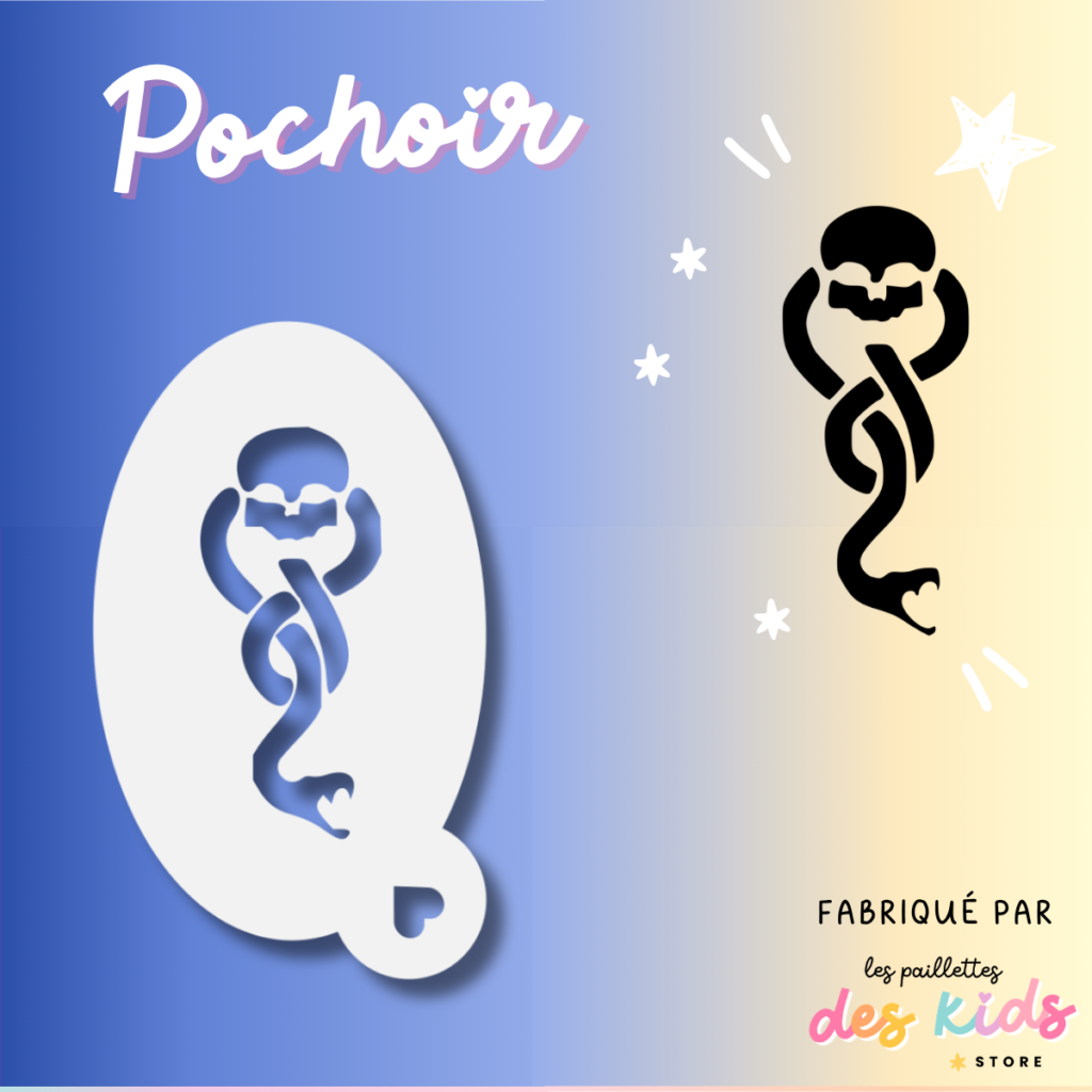 Pochoir mylar lavable - Harry Potter - Marque des Ténèbres